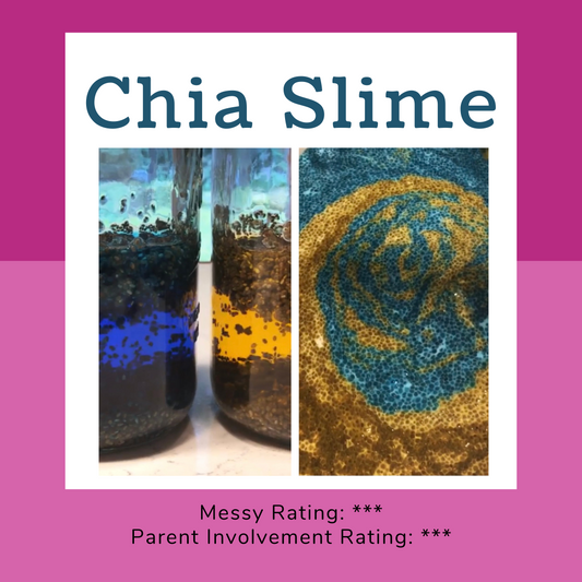 Sensory Recipe Card ~ Chia Seed Slime