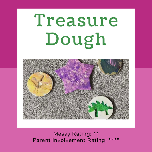 Sensory Recipe Card ~ Treasure Dough