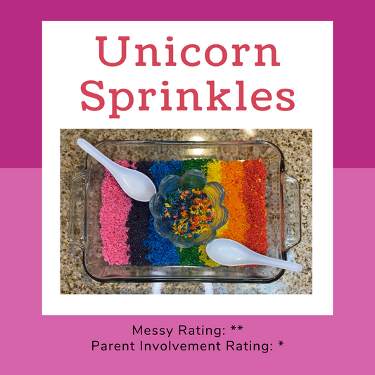 Sensory Recipe Card ~ Unicorn Sprinkles