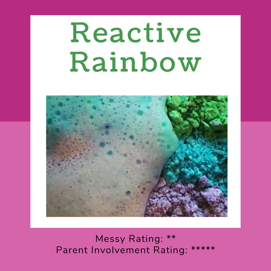 Sensory Recipe Card ~ Reactive Rainbow